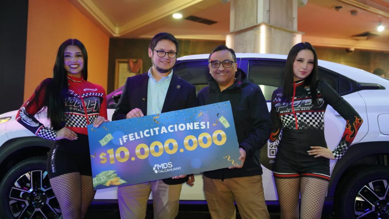 MDS Talcahuano entregó $10 millones a ganador del sorteo “Kilómetros de la Suerte”