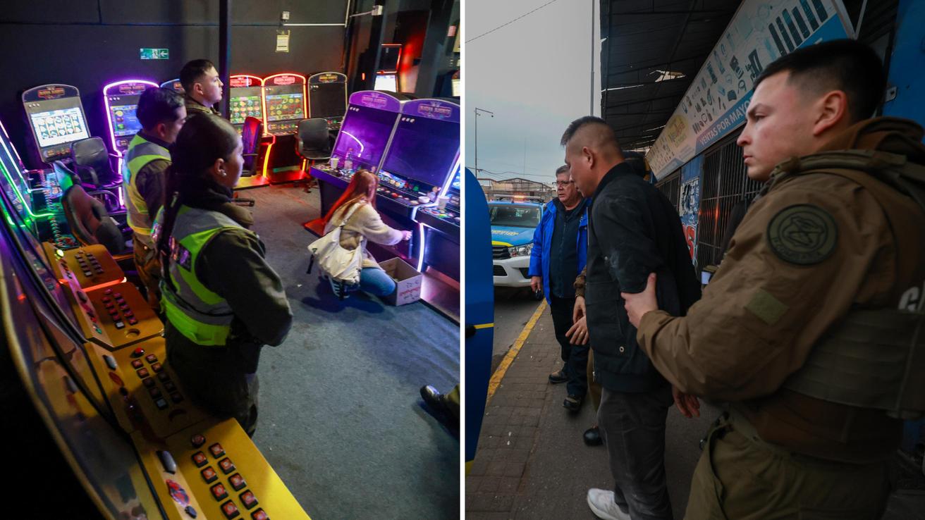Detienen a mujer china y otros 2 sujetos durante operativo contra casinos ilegales en Concepción