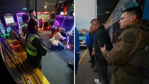 Detienen a mujer china y otros 2 sujetos durante operativo contra casinos ilegales en Concepción
