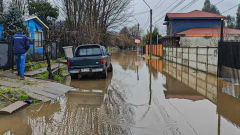 Sistema frontal en el sur deja 56 viviendas con daños en Los Ríos y La Araucanía