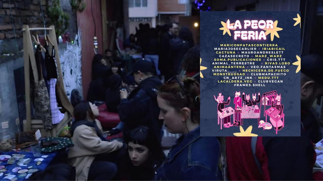 Nueva versión de La Peor Feria reúne a manufactura y comida vegana de Concepción este sábado 4 de julio