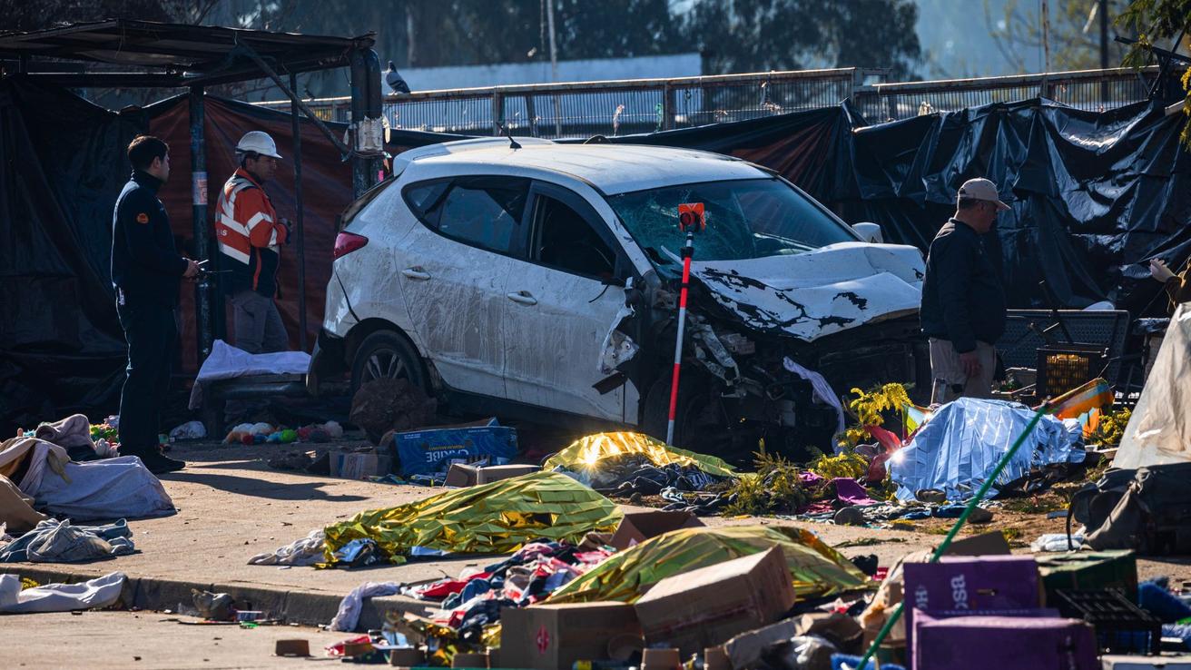 Una madre y sus mellizos siguen hospitalizados tras fatal atropello en feria de Viña del Mar