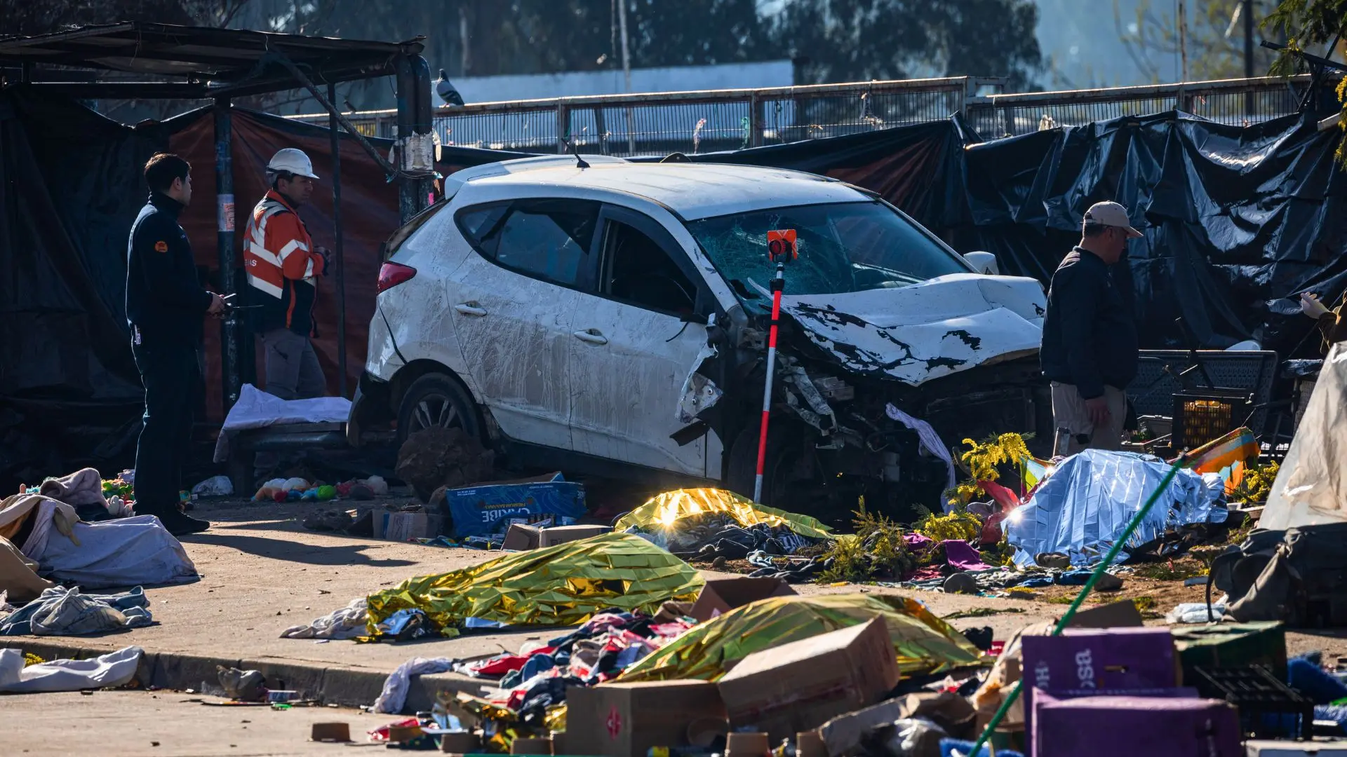 Una madre y sus mellizos siguen hospitalizados tras fatal atropello en feria de Viña del Mar