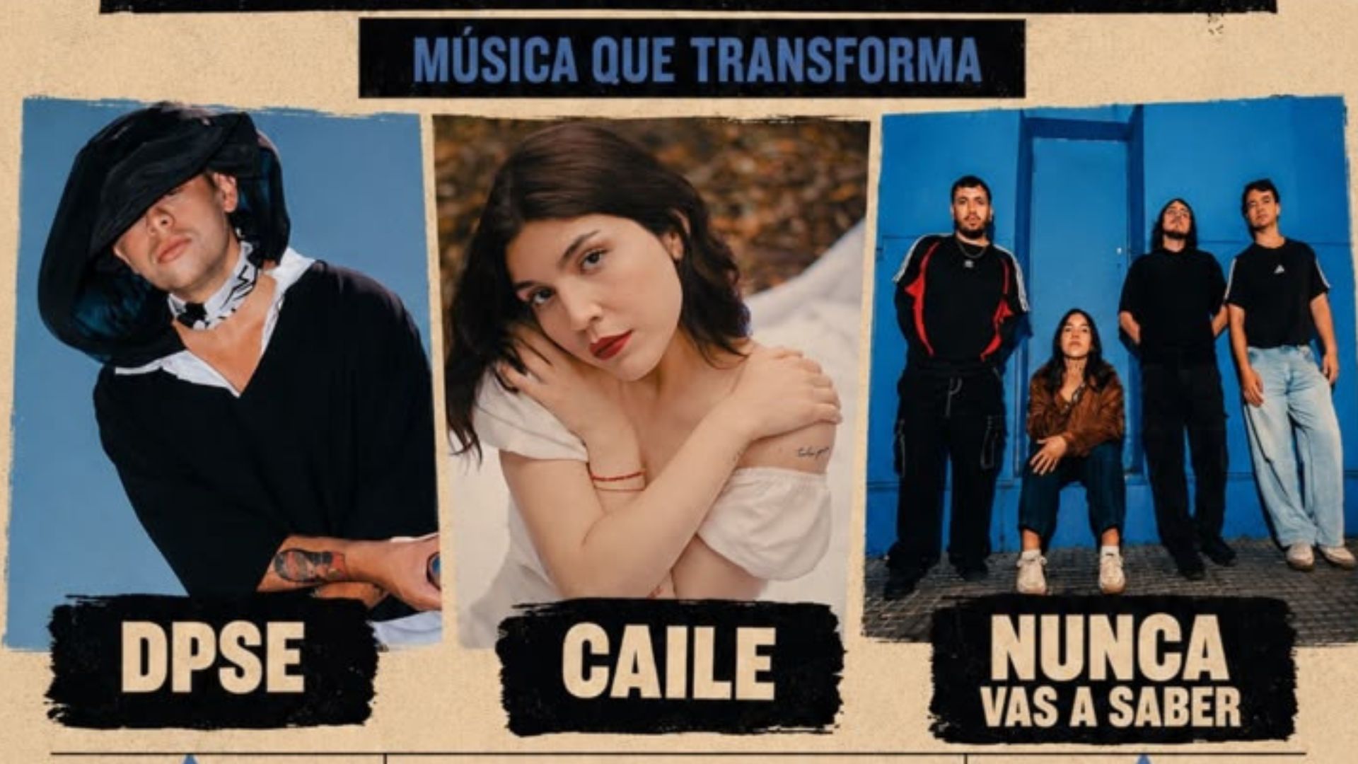 Rito Sonoro invita a una noche de pop en Concepción con Caile, DPSE y Nunca Vas a Saber
