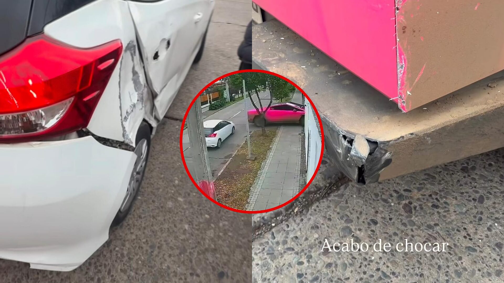 Naya Fácil choca a su propio vecino y esta fue su reacción tras el impacto