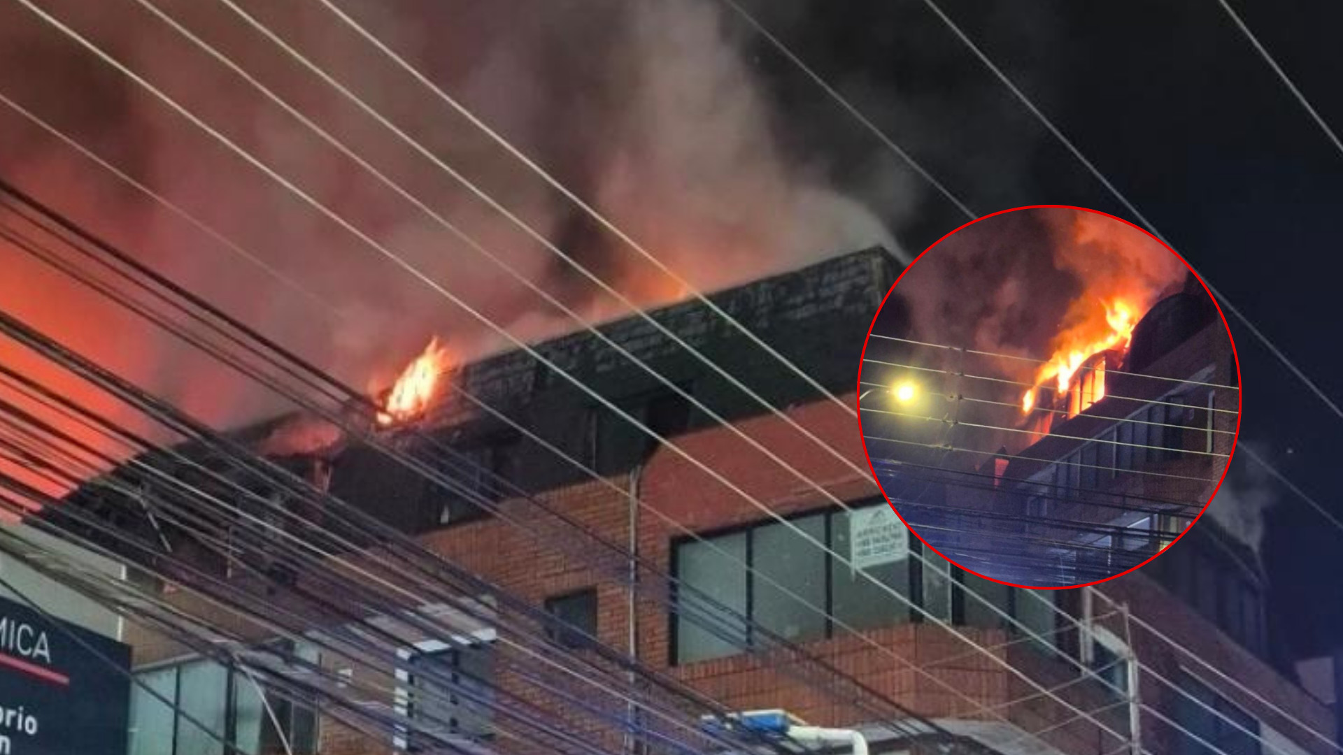 Incendio afectó quinto piso de edificio en Concepción: el combate del fuego duró horas