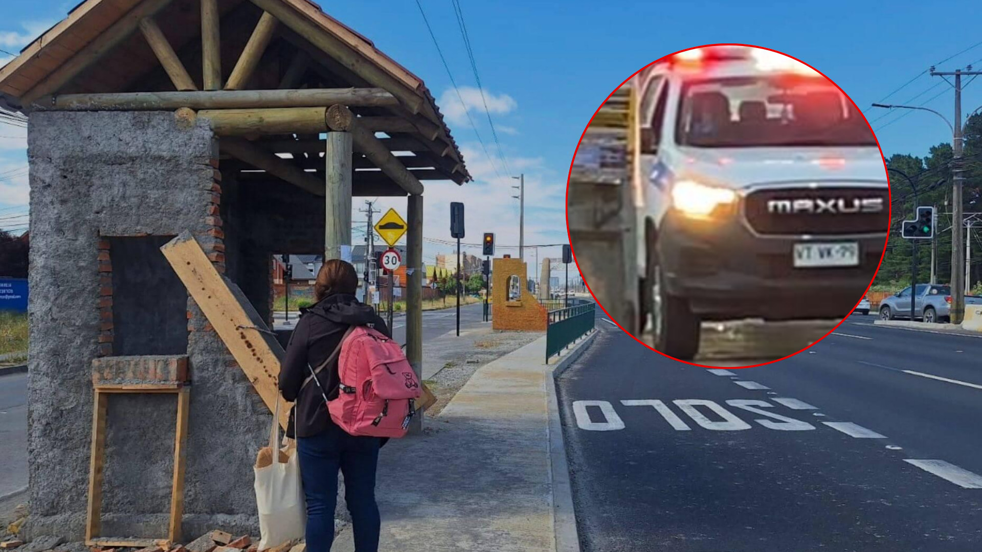 Seguridad con patrullajes preventivos en paraderos de locomoción colectiva: Los Ángeles busca combatir delincuencia