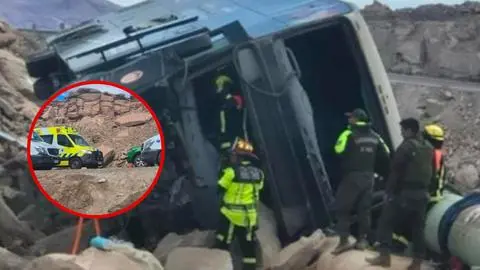 Grave volcamiento de bus deja un fallecido y más de 20 lesionados en Calama