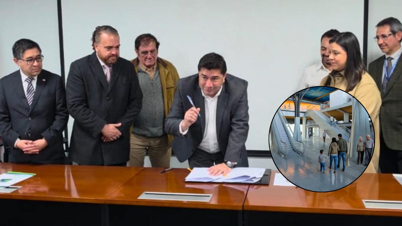 Histórico: Firman contrato para iniciar la reconstrucción del Mercado de Talcahuano tras 16 años de espera
