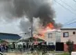Incendio en múltiples viviendas moviliza a Bomberos en población Patricio Lynch de Talcahuano