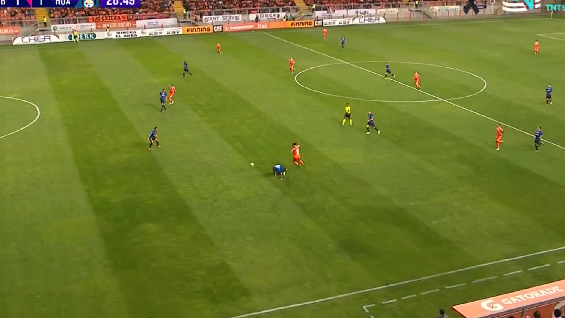 VIDEO: La terrible lesión de Felipe Loyola en el estreno de Huachipato en Calama