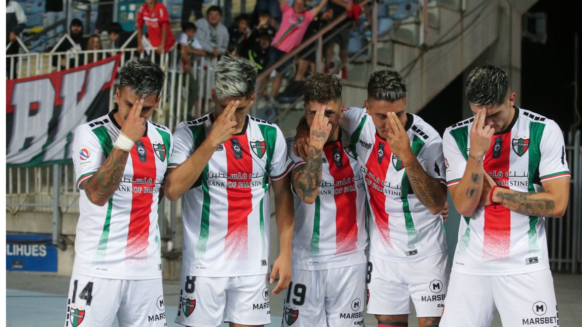 Lo ganó en el final y tumbó al puntero: Palestino derrotó a O’Higgins y celebró recordando al creador de Dragon Ball