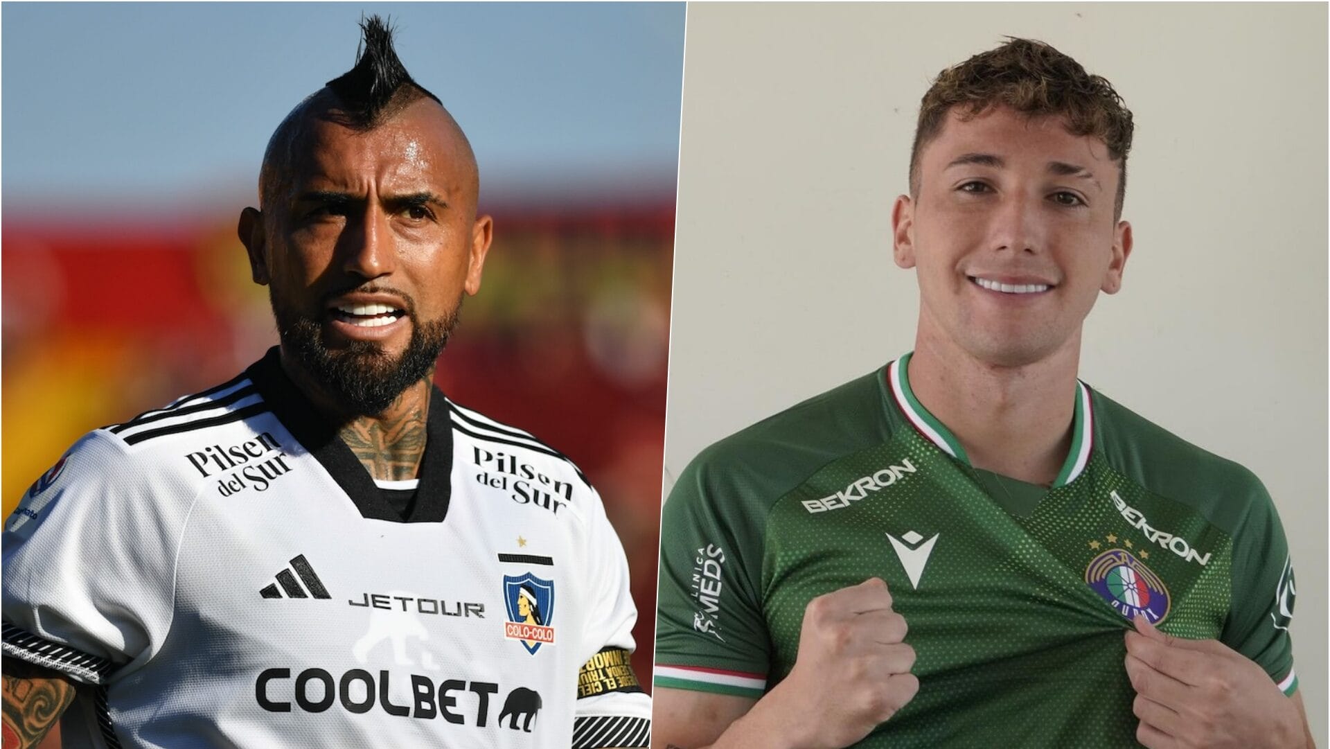 Arturo Vidal le da la bendición al lotino Luciano Arriagada en su regreso al fútbol chileno tras su paso en Brasil