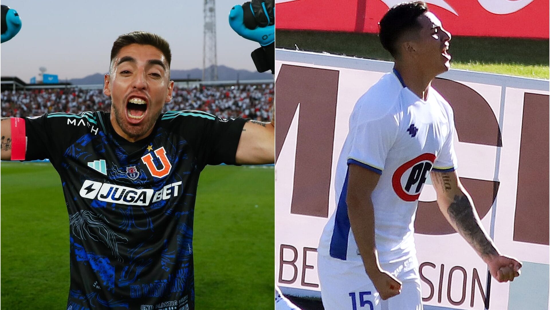 Gabriel Castellón y Maximiliano Rodríguez lideran el equipo de la semana en el fútbol chileno