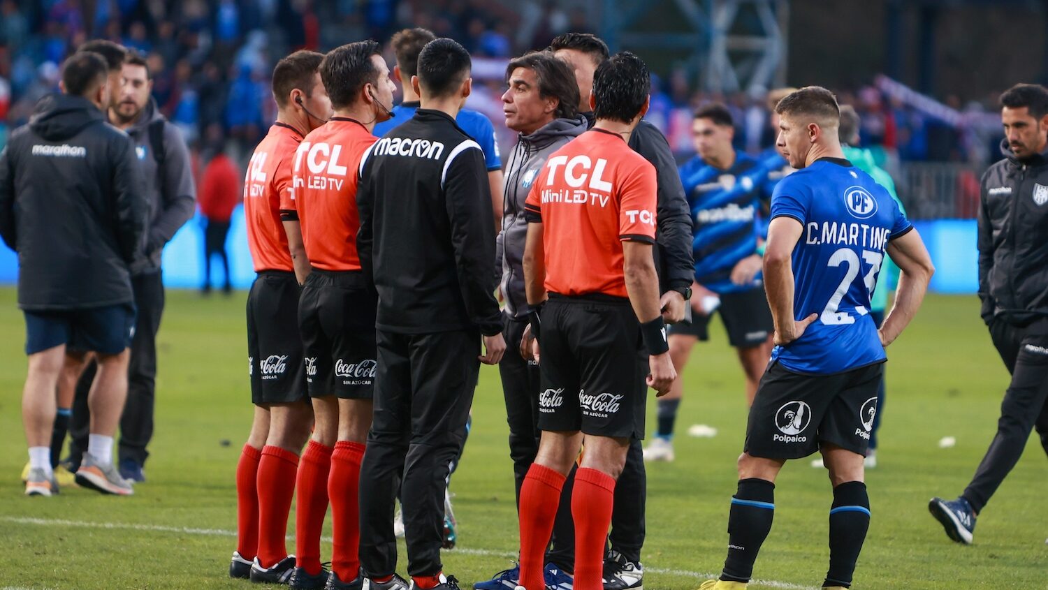 El VAR explica el por qué no sancionó penal a favor de Huachipato tras la mano de Marcelo Díaz
