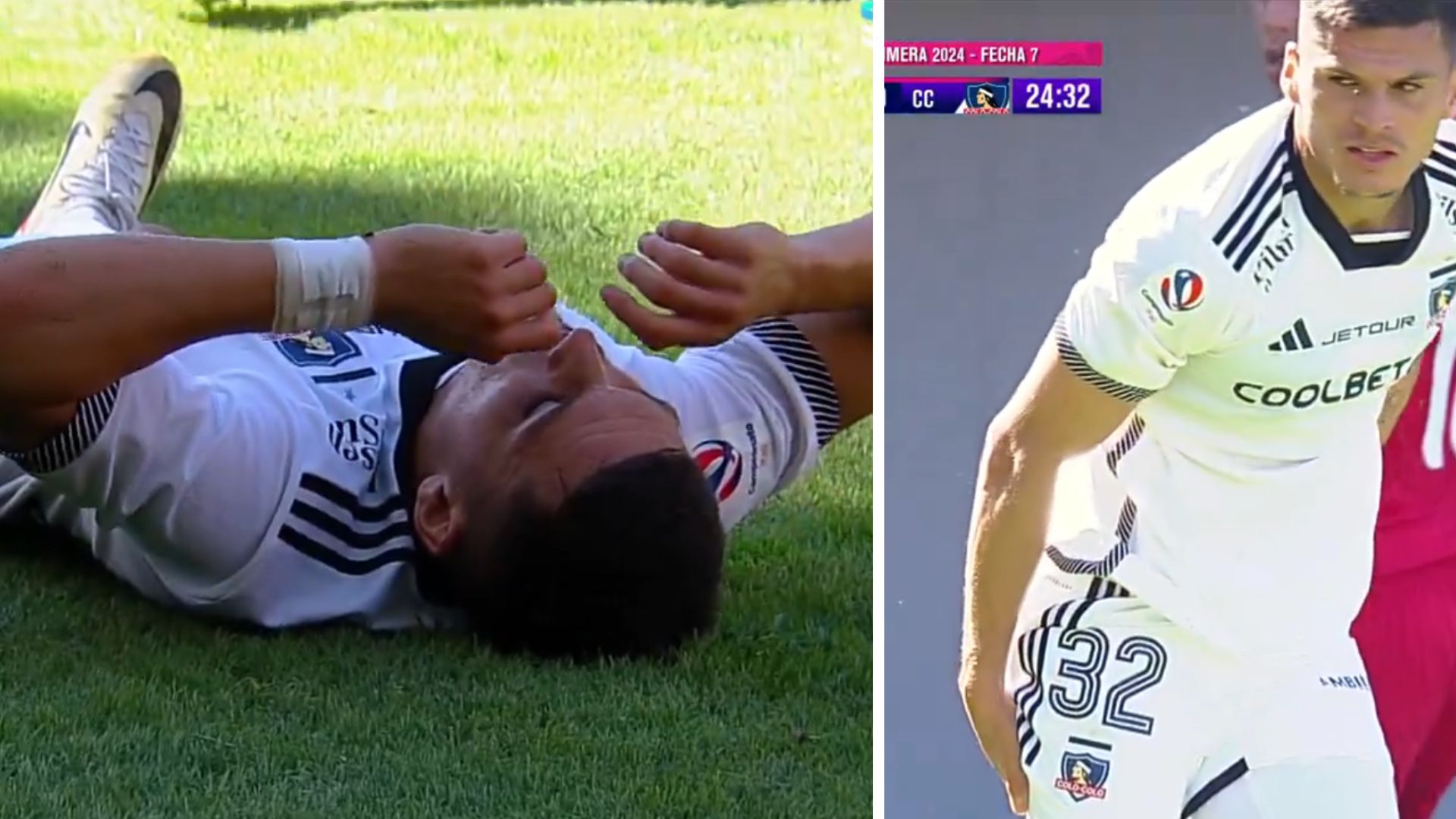 No puedo seguir en la buena racha: Lucas Cepeda salió lesionado en el encuentro ante Ñublense