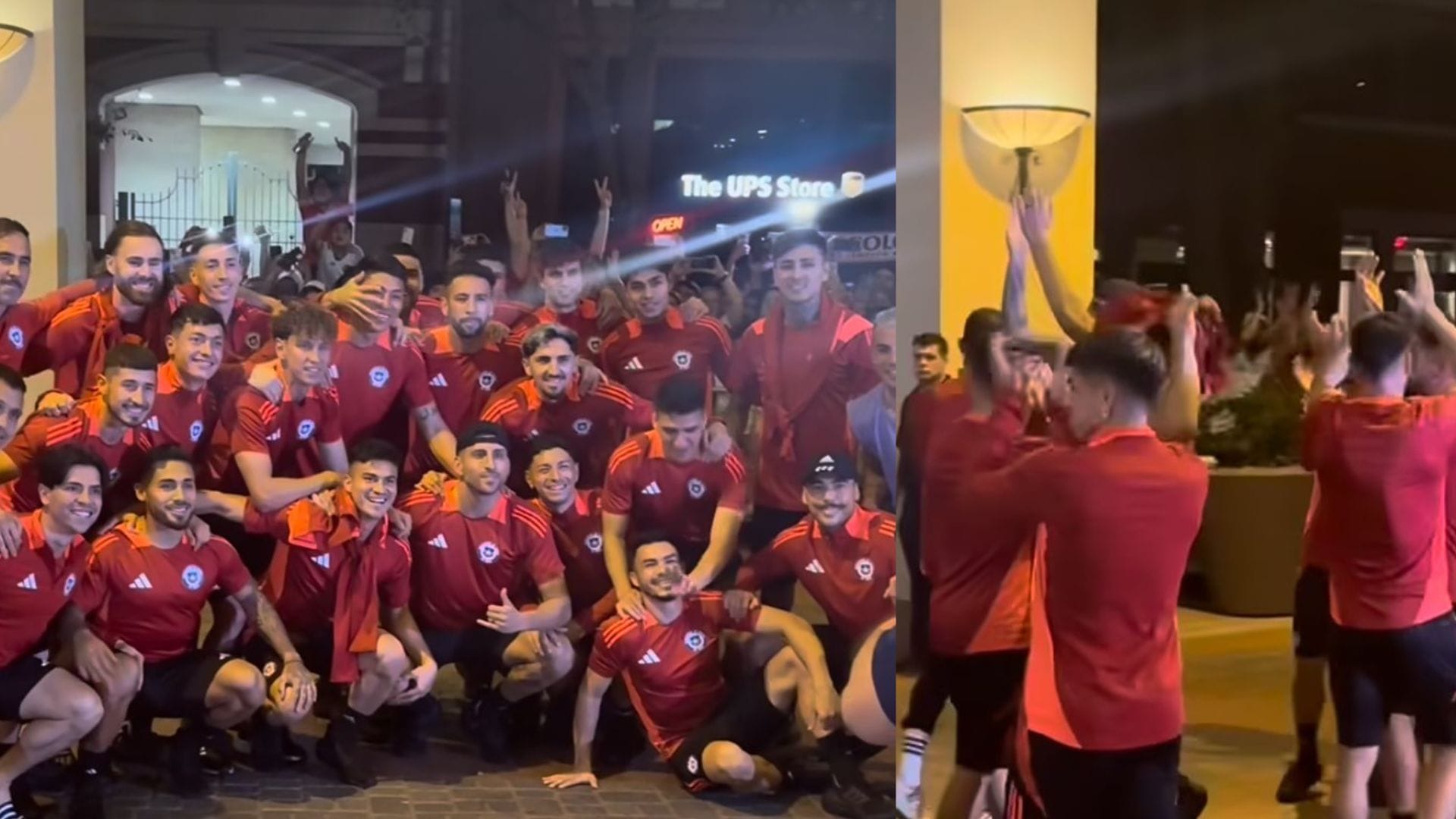 Ilusión de los hinchas previo al debut: La Roja recibió un masivo banderazo antes del partido contra Perú