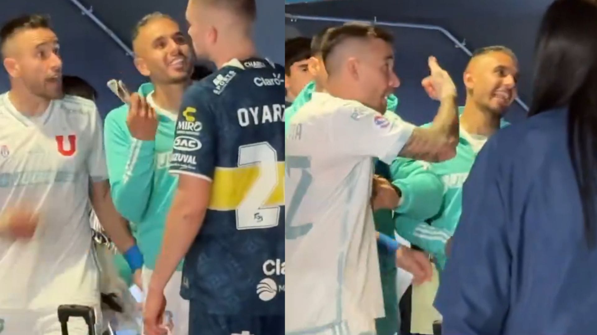 VIDEO: Matías Zaldivia se enfrascó en fuerte discusión con Diego Oyarzún por insultos de un hincha ruletero
