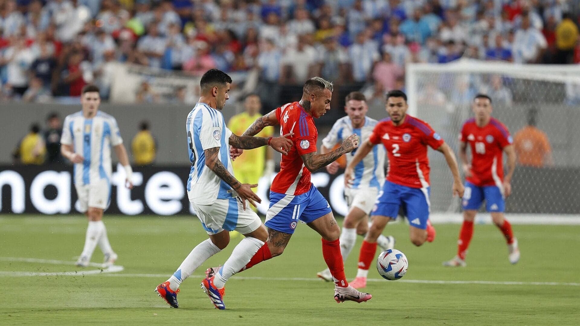 La Roja queda sin habla en los últimos minutos ante Argentina en la Copa América