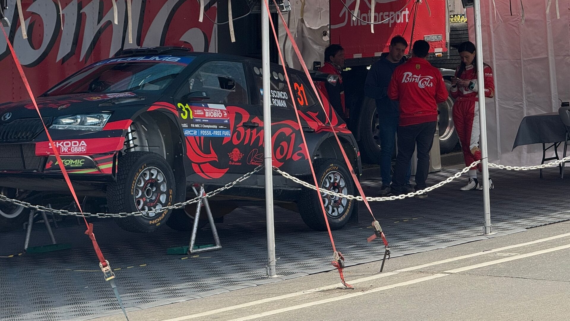 El robo que deja en jaque a la dupla de Martín Scuncio y Javiera Román en el WRC Rally Chile Biobío