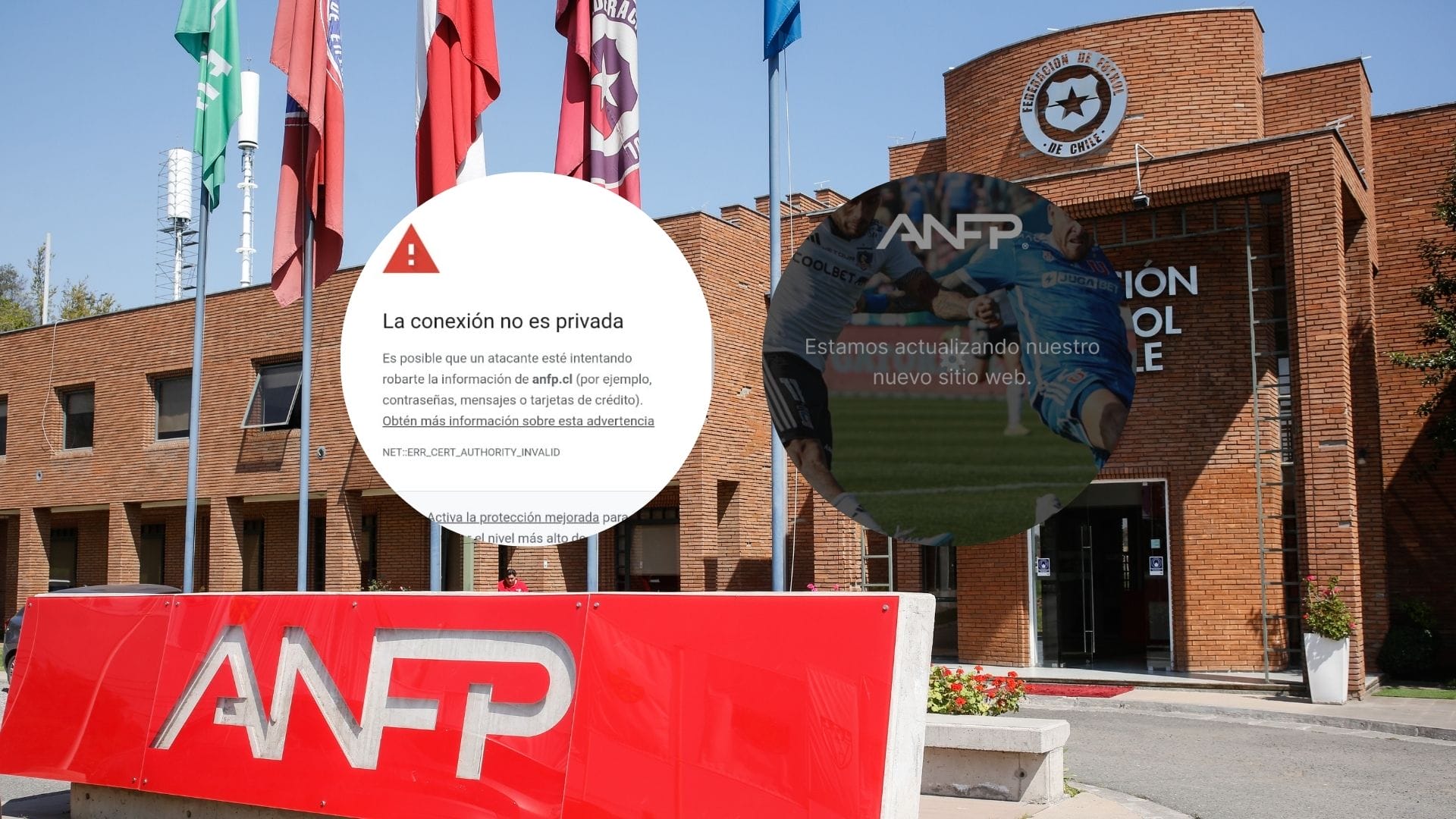 En detalle: los problemas en la caída de los sitios web de la Anfp