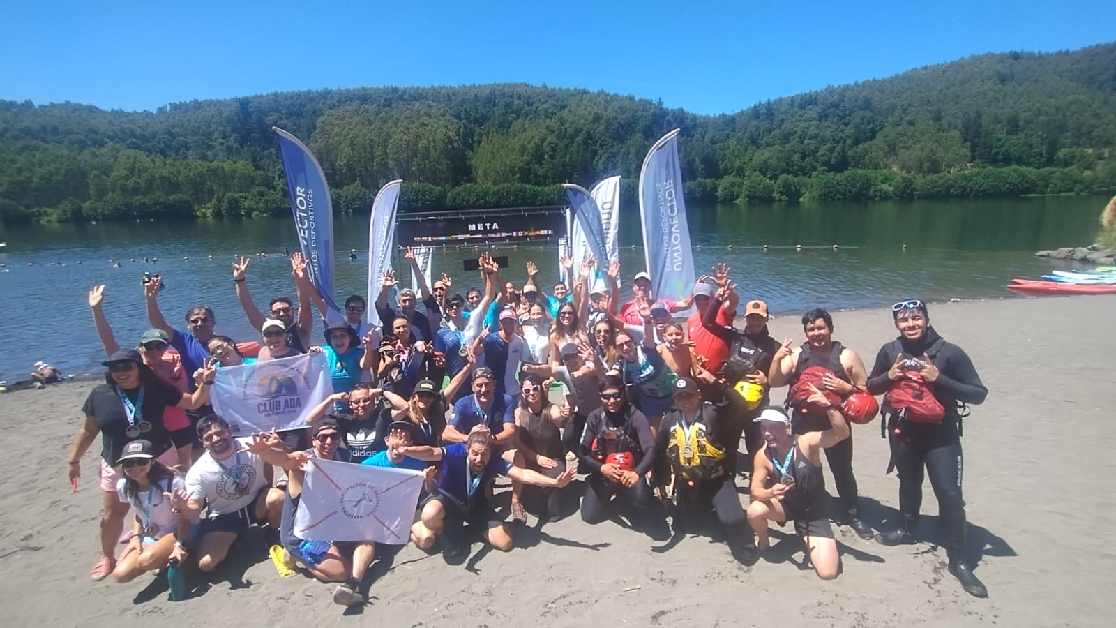 ¡Éxito total! Cerca de 100 competidores participaron de la segunda versión de “Aguas Abiertas Destino Angostura 2025”