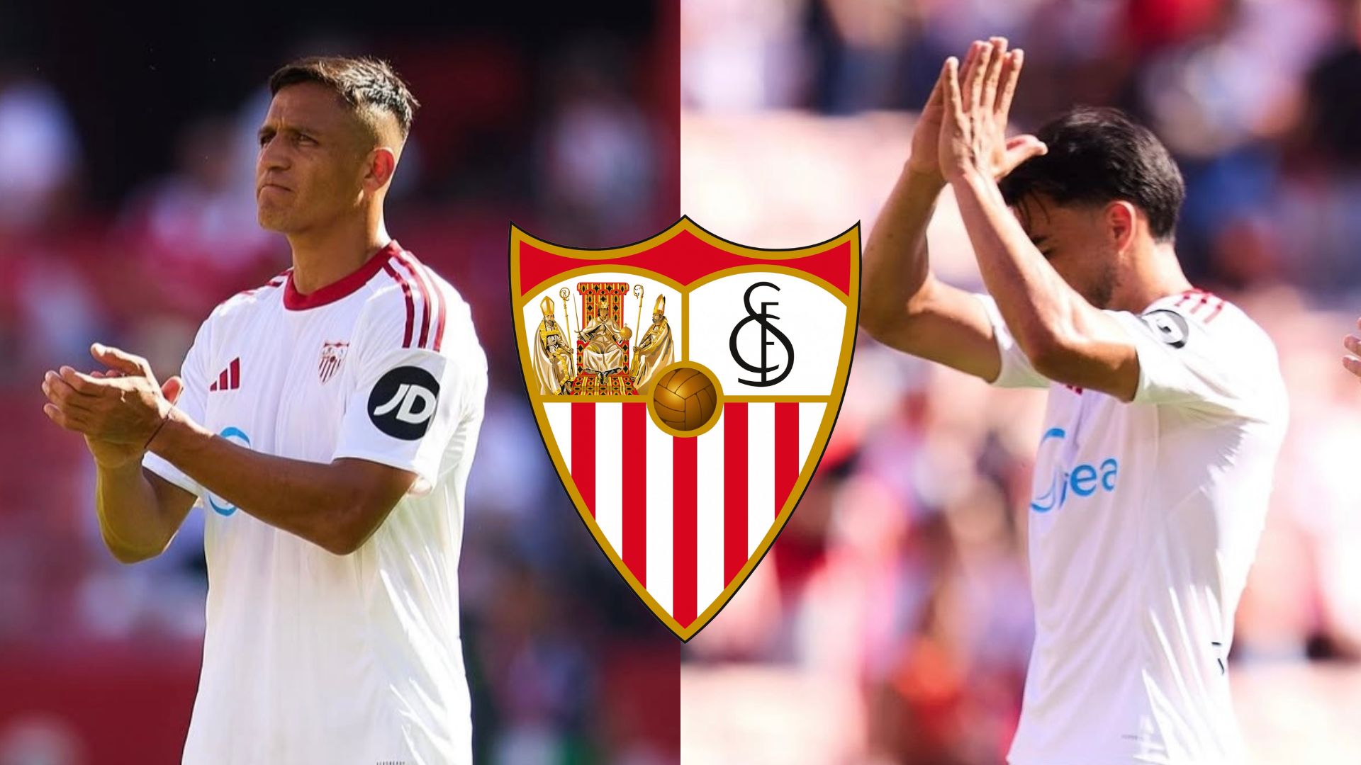¡Un alivio! Alexis Sánchez y Gabriel Suazo toman aire en el Sevilla tras salir de la zona de descenso