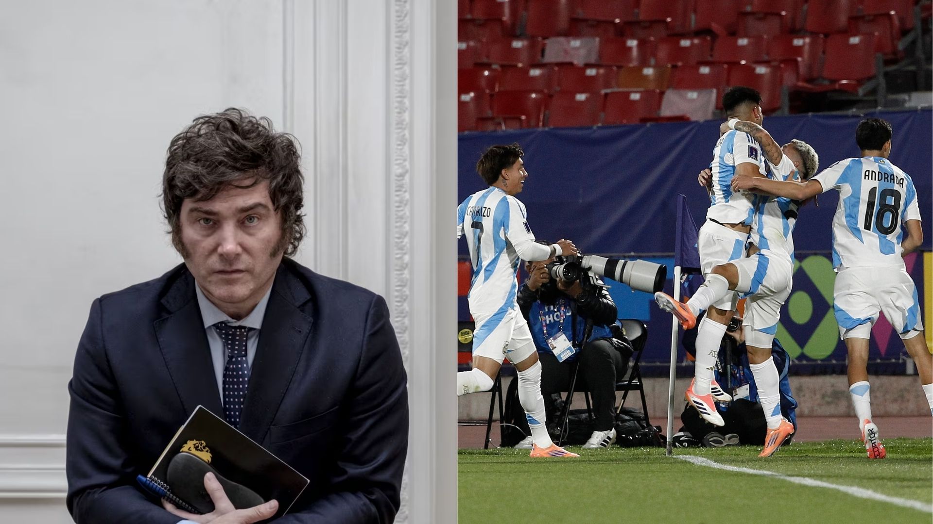 Javier Milei vendría a Chile: la inesperada petición para presenciar la final del Mundial Sub 20 entre Argentina y Marruecos