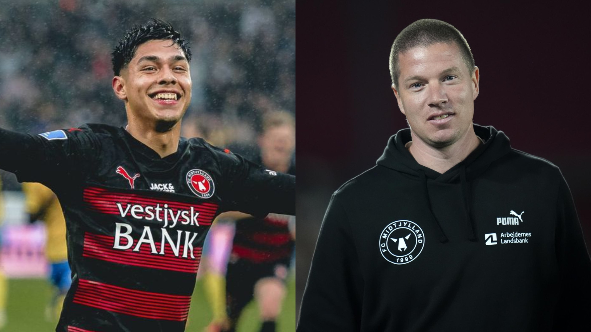 “Fuiste el jugador más importante”: La apasionada arenga del DT de Midtjylland a Darío Osorio tras victoria por goleada