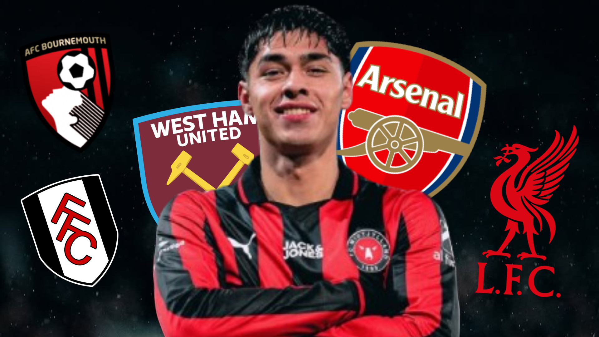 Darío Osorio en la órbita de la Premier League: Estos son los equipos ingleses en los que podría jugar el chileno