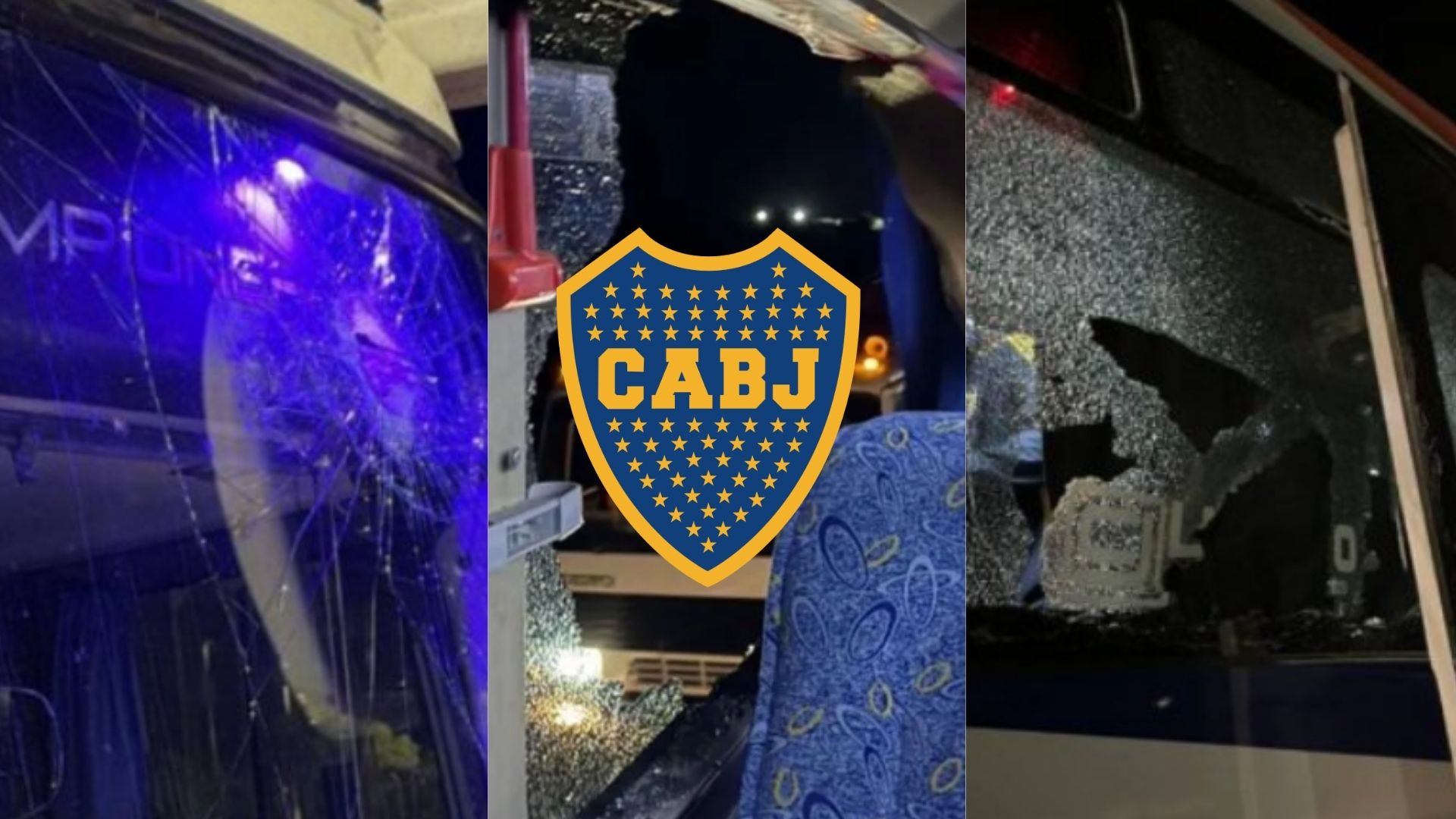 Bus de hinchas de Boca Juniors fue atacado en su salida de Chile tras la victoria ante Universidad Católica