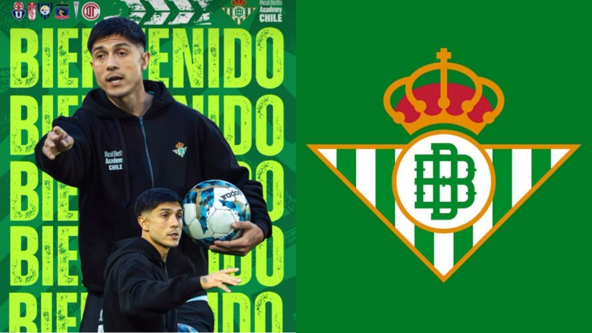Un chileno más al Real Betis: Valber Huerta será entrenador en la academia del club en Chile