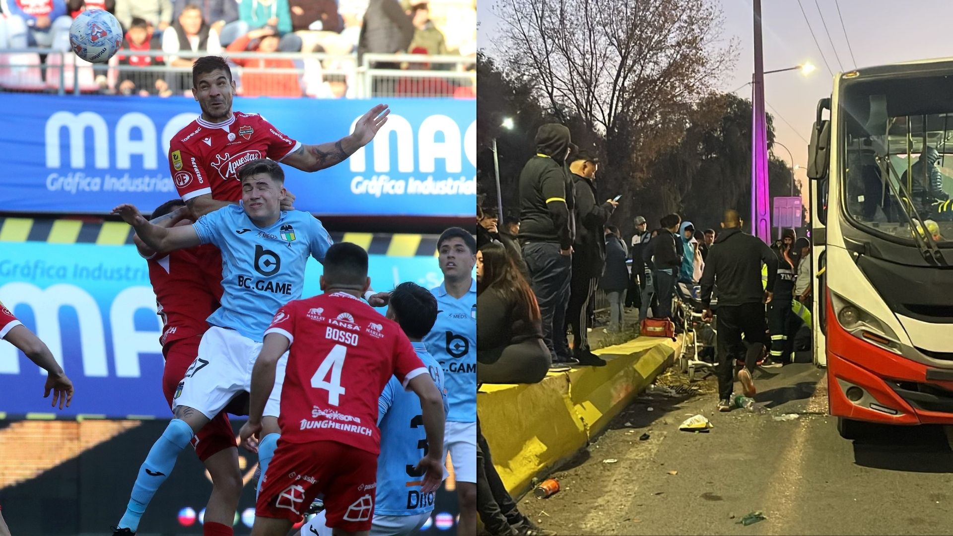 Duelo entre Ñublense y O’Higgins terminó con un hincha herido y buses apedreados