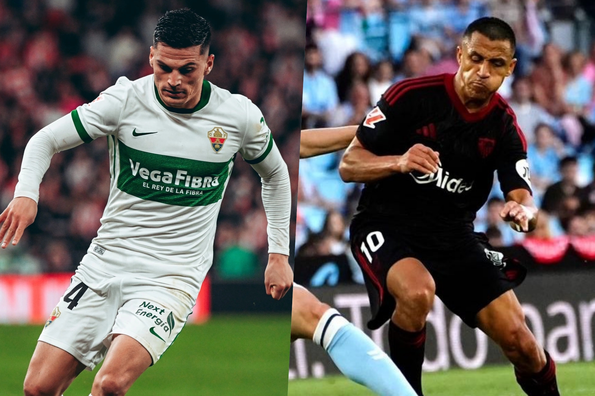 Lucas Cepeda junto al Elche y Alexis Sánchez con Gabriel Suazo en el Sevilla se salvan del descenso en España