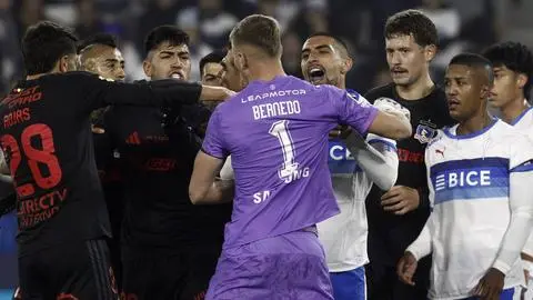 Imagen de URGENTE: Tribunal de Disciplina entregó enérgica sanción por pelea a jugadores de Colo Colo y Universidad Católica