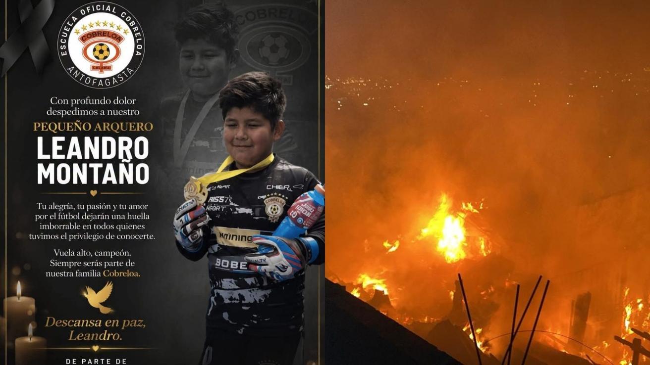 Arquero joven de Cobreloa falleció en un incendio en Antofagasta