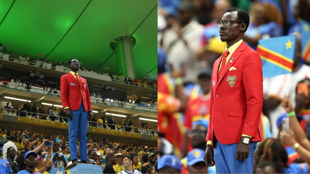 ¿Quién es Lumumba Vea? el histórico hincha “estatua” del Congo que estuvo ante Colombia en el Mundial
