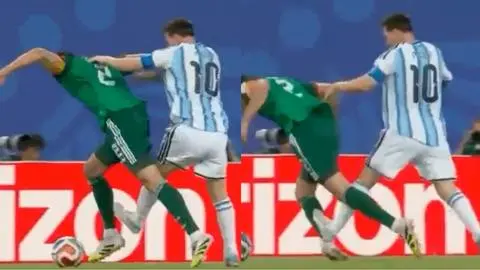 ¿Era roja?: la escandalosa falta de Lionel Messi que le pudo costar la roja con Argentina