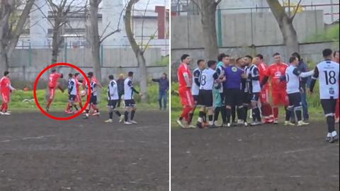 Imagen de Árbitro es víctima de 'maletera' agresión durante partido de fútbol senior amateur en Los Ángeles