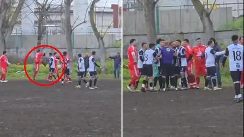 Imagen de Árbitro es víctima de 'maletera' agresión durante partido de fútbol senior amateur en Los Ángeles