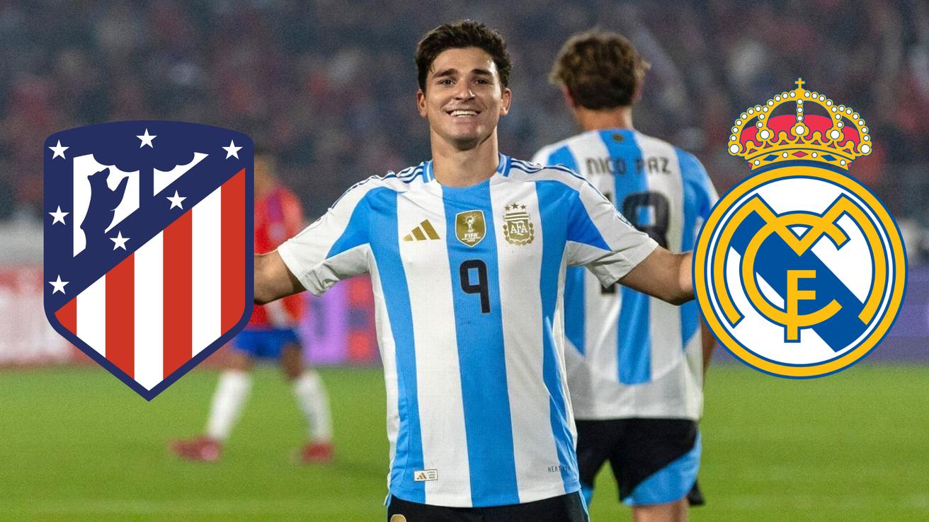 Portazo gigante del Atlético al Real Madrid por Julián Álvarez: Piden exorbitante monto en mercado de pases