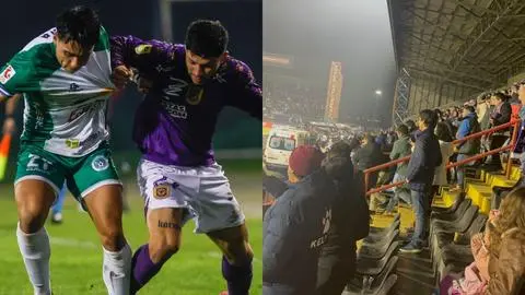 Hincha de Deportes Concepción fue retirado en ambulancia del Estadio CAP
