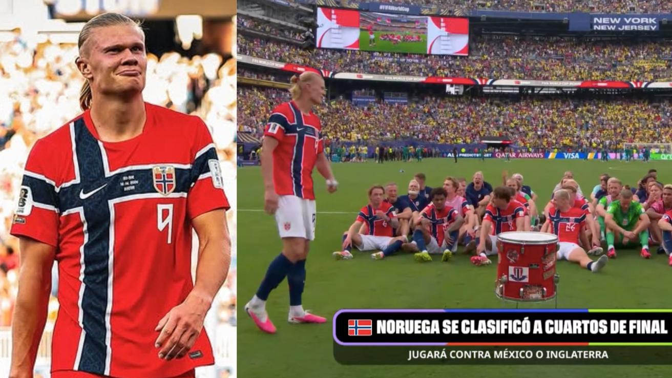 ¡Estás loco, Erling Haaland! Noruega eliminó a Brasil con brillante actuación del delantero