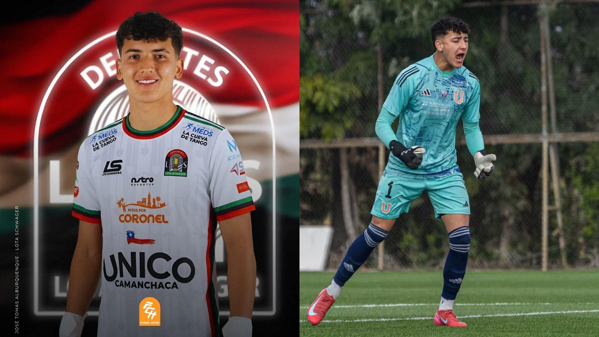 Universidad de Chile se “refuerza” en el arco: José Alburquenque vuelve tras préstamo en Lota Schwager